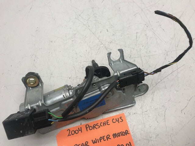 02 03 04 05 PORSCHE 996 911 C2 C4S REAR WINDSHIELD WIPER MOTOR 99662808001 44k!!