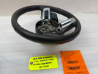 16 FORD MUSTANG GT BLACK LEATHER STEERING WHEEL W CONTROLS  6sp MANUAL 15 16 17