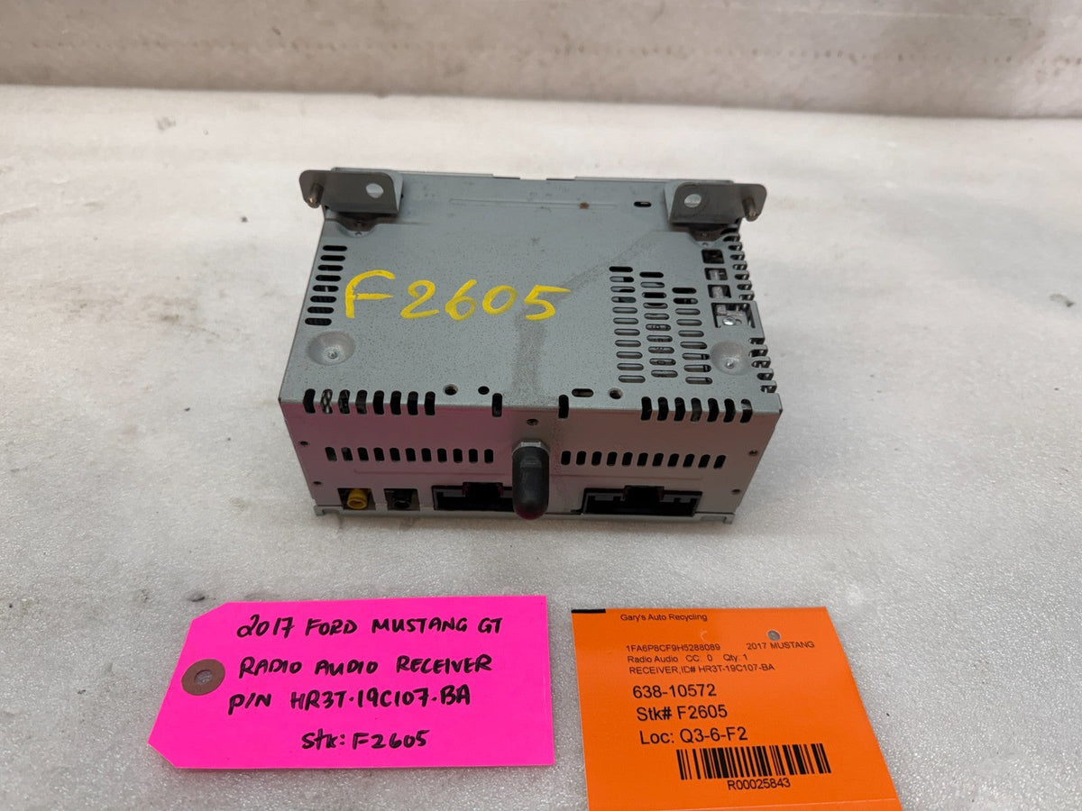 15 16 17 FORD MUSTANG GT AM FM CD SYNC 3 RADIO STEREO RECEIVER HR3T-19C107-BA