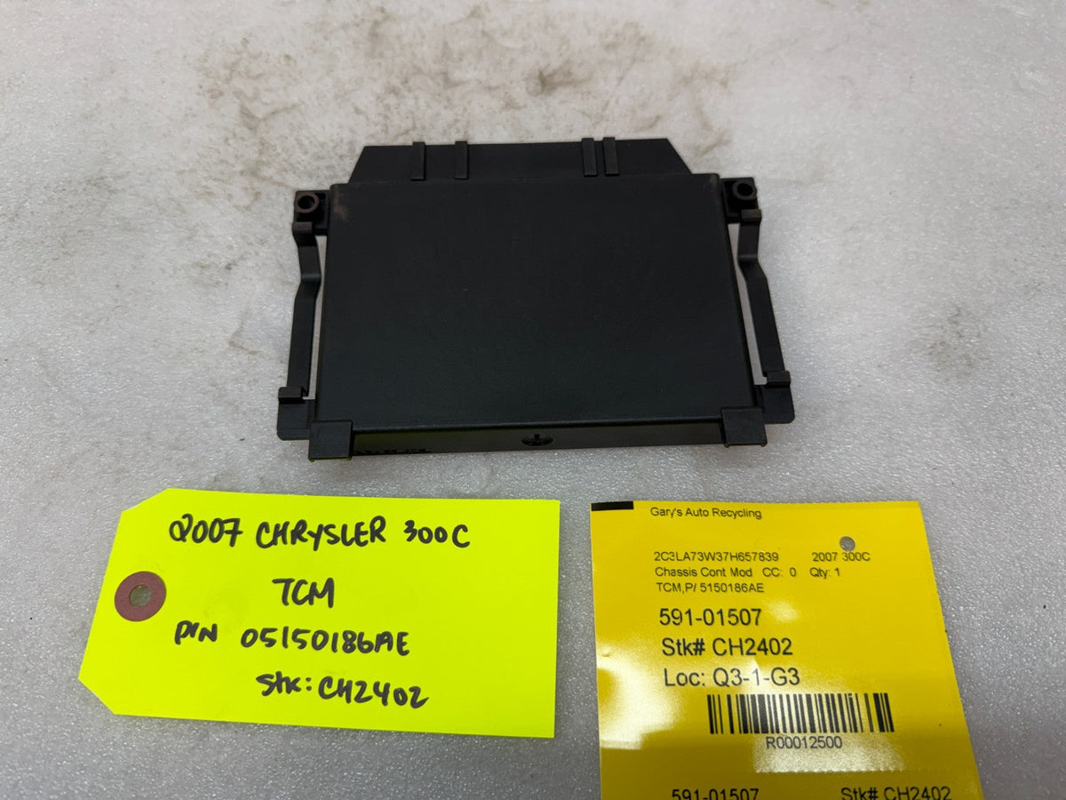 05 06 07 CHRYSLER 300 SRT8 SRT-8 TRANSMISSION CONTROL MODULE TCM TCU 05150186AE