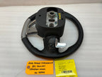 16 DODGE CHALLENGER HELLCAT SRT OEM BLACK LEATHER STEERING WHEEL AUTOMATIC 15-18