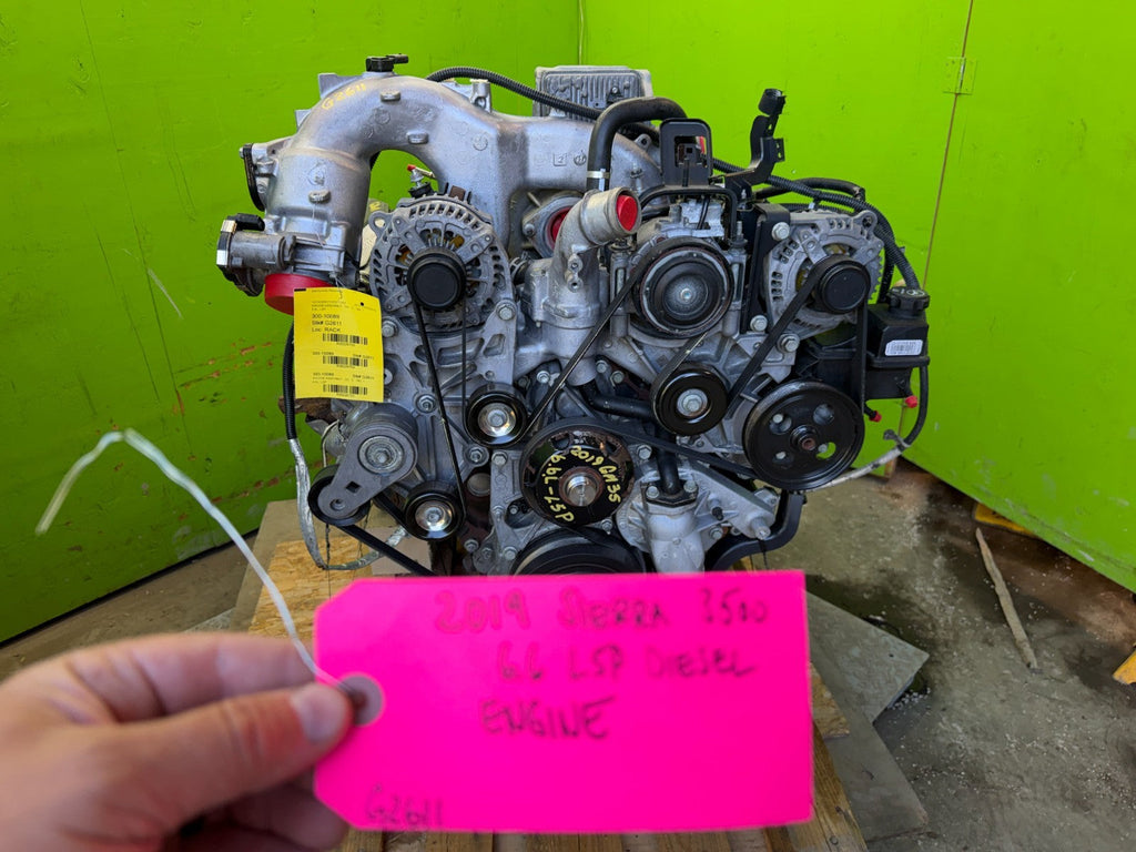 17-25 GMC SIERRA 2500HD 3500 DIESEL 6.6 L5P ENGINE MOTOR COMPLETE