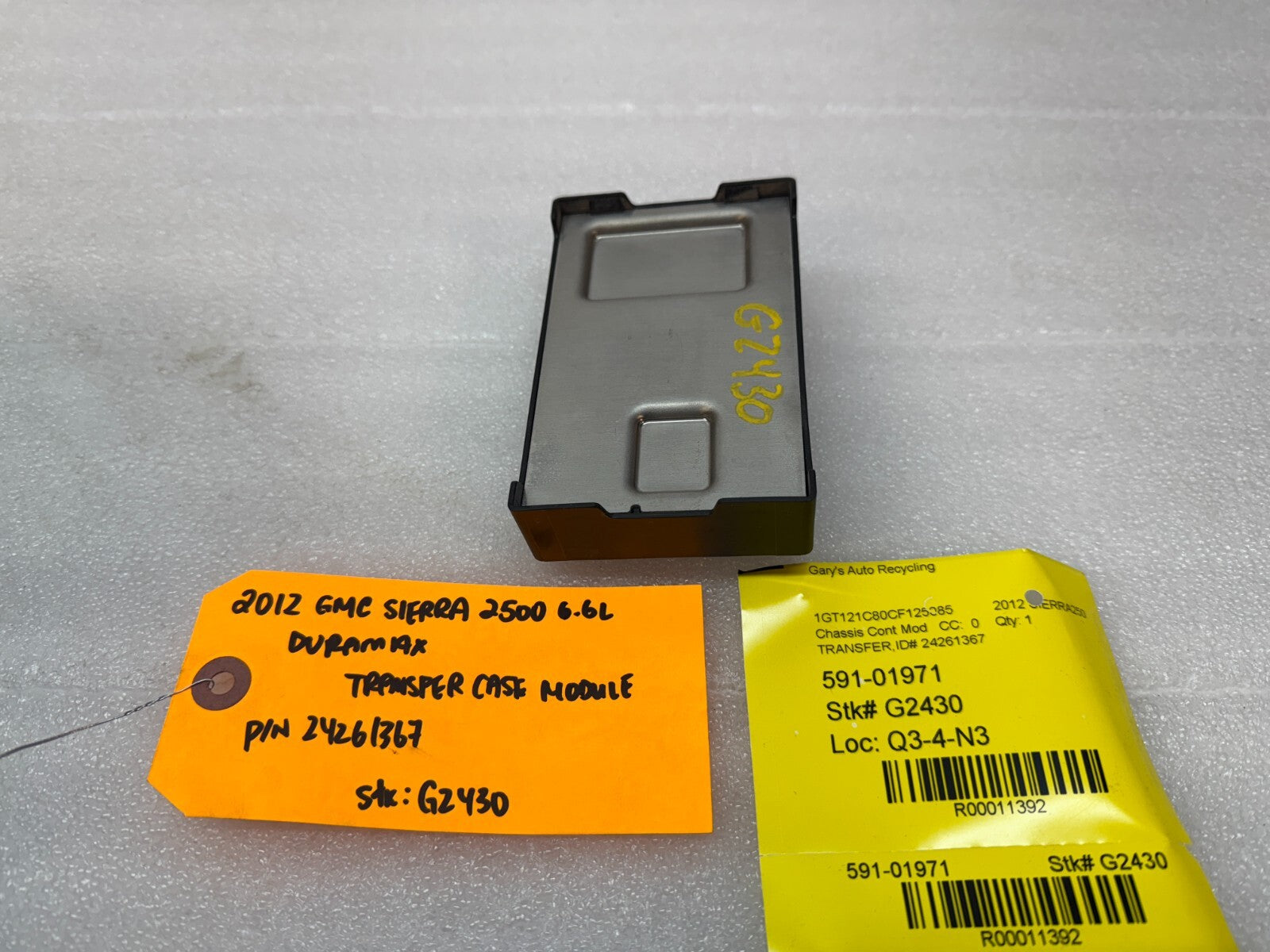 07-14 GMC SIERRA 2500HD 3500 TRANSFER CASE CONTROL MODULE TCCM 24261367
