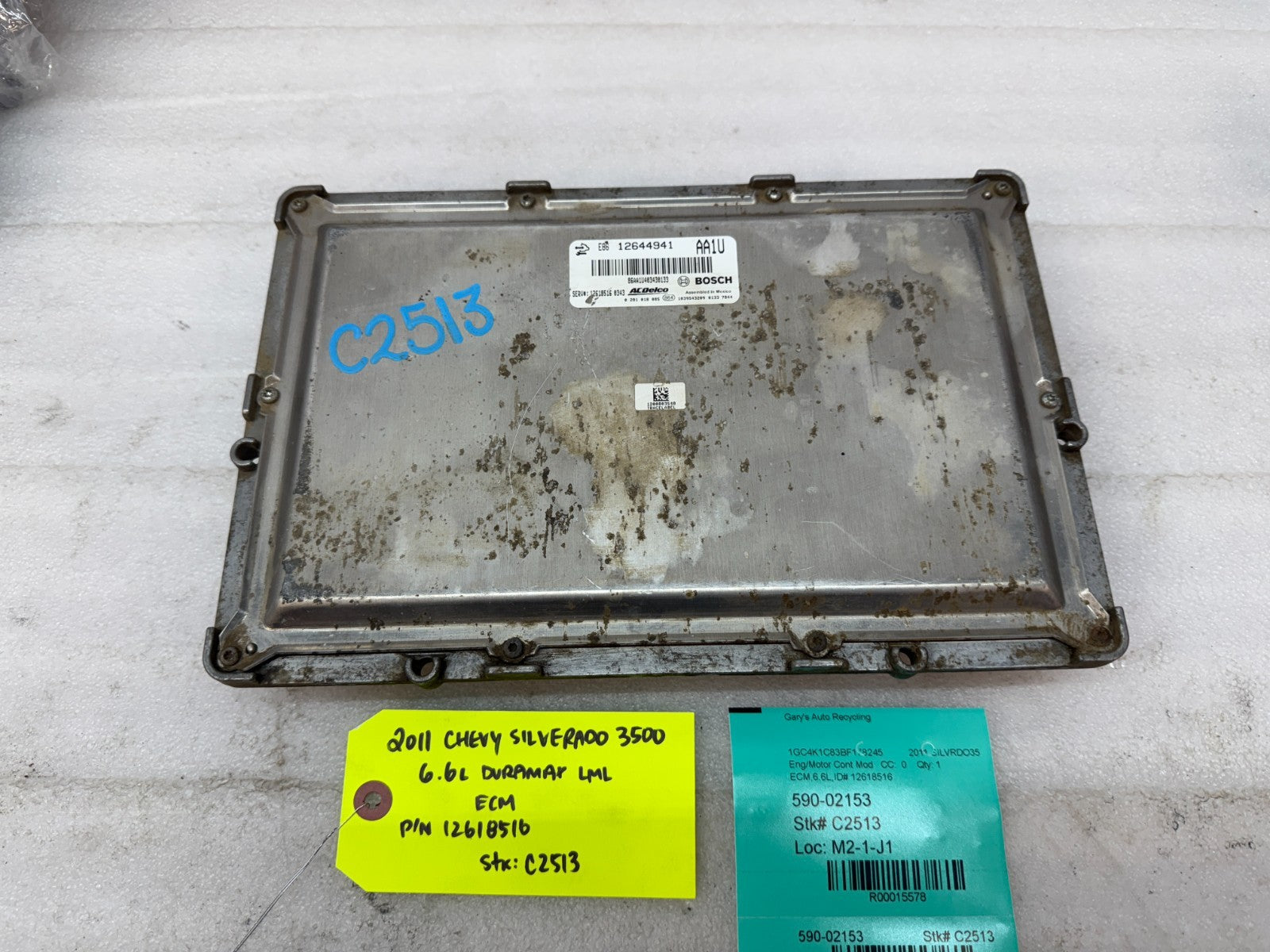 11-14 Chevrolet GMC 2500HD DURAMAX 6.6 LML OEM ENGINE COMPUTER ECU ECM 12618516