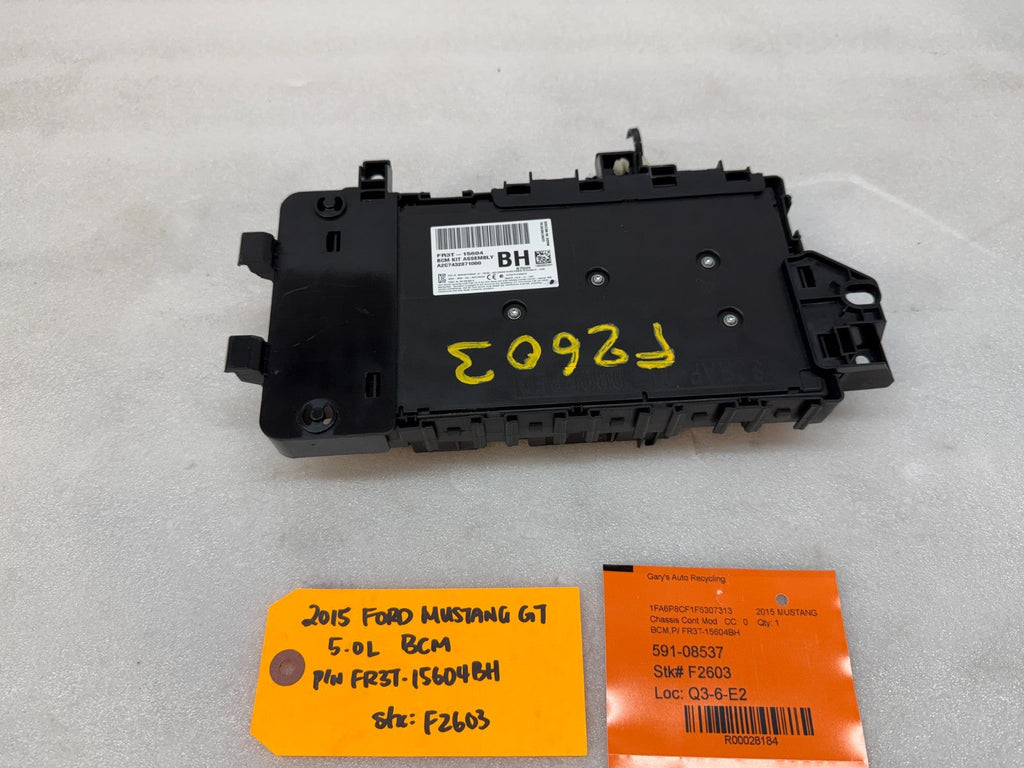 15-17 FORD MUSTANG 5.0 S550 BCM BODY CONTROL MODULE FR3T-15604BH