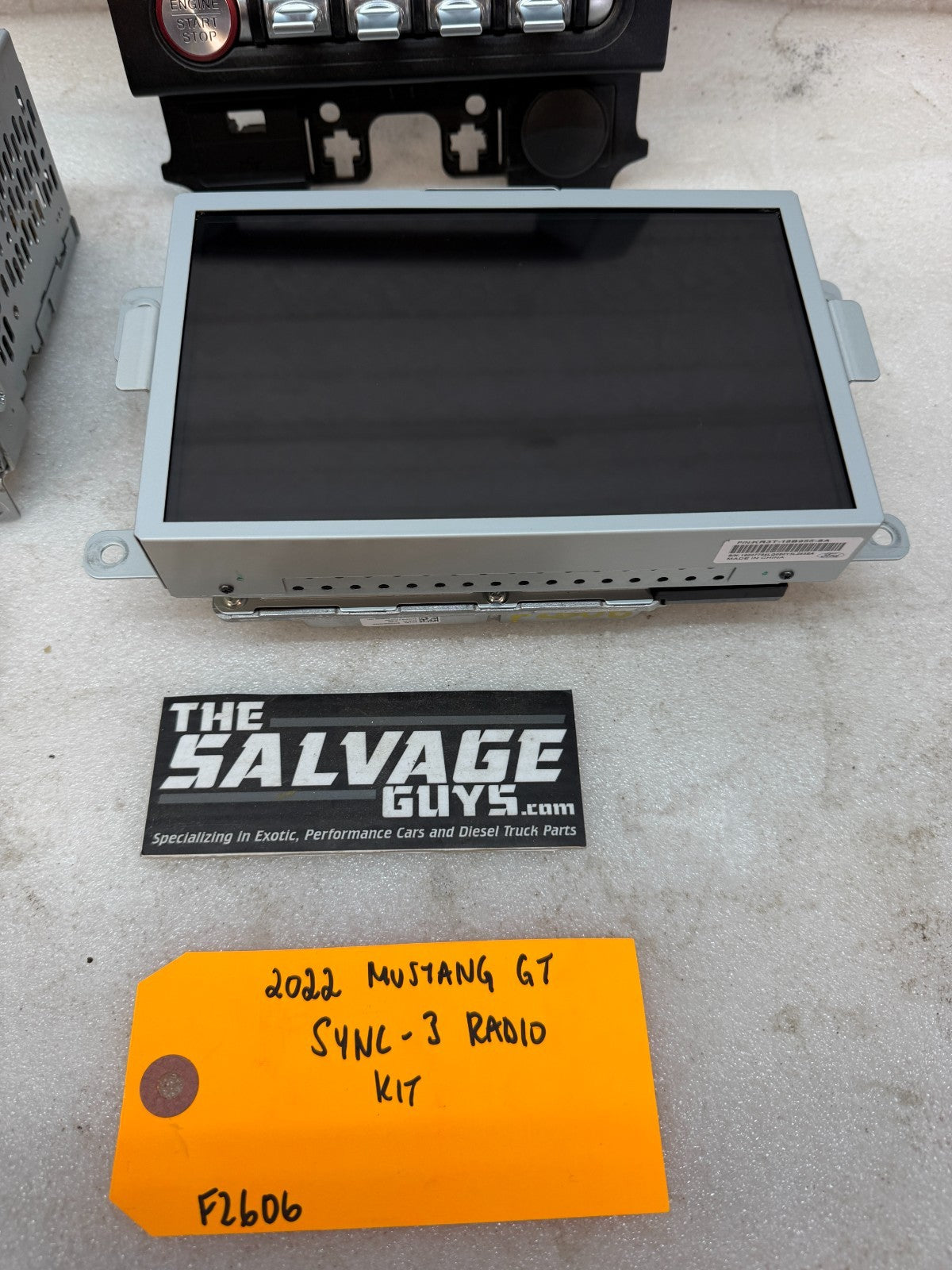 22 FORD MUSTANG 5.0 GT OEM SYNC 3 NAVIGATION STEREO HEAD UNIT APIM SCREEN 18-22