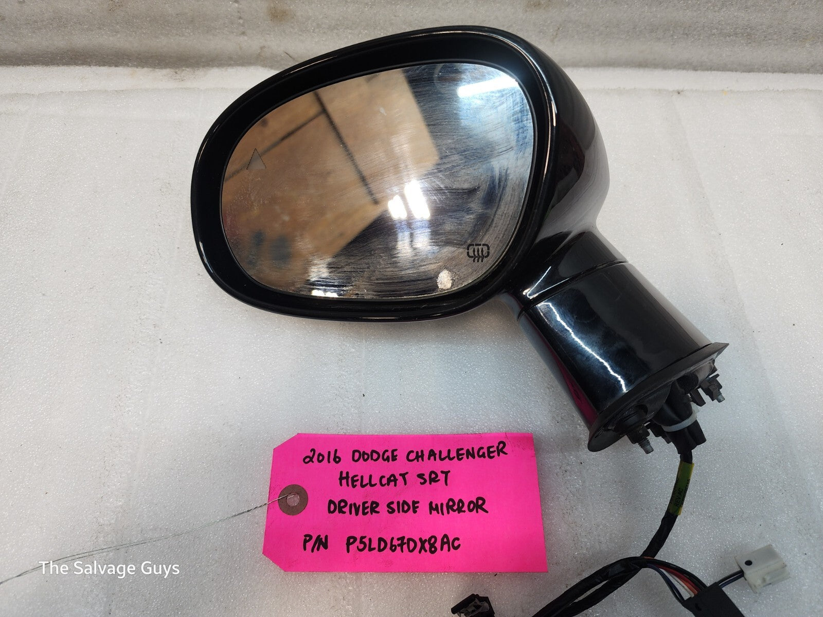 16 DODGE CHALLENGER HELLCAT SRT POWER LEFT SIDE MIRROR 15-19 2K!!!