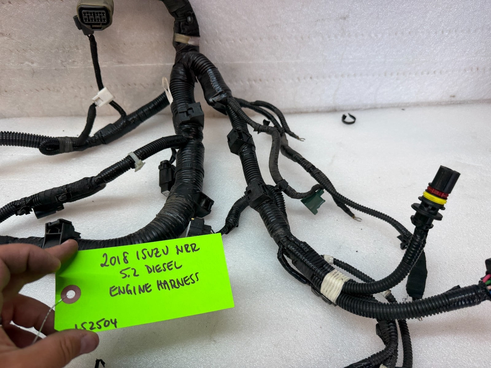 18 ISUZU NRR NPR 5.2L DIESEL ENGINE WIRING HARNESS