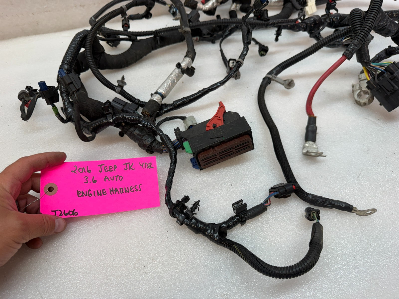16 17 18 JEEP WRANGLER JK 3.6 ENGINE WIRING HARNESS LOOM