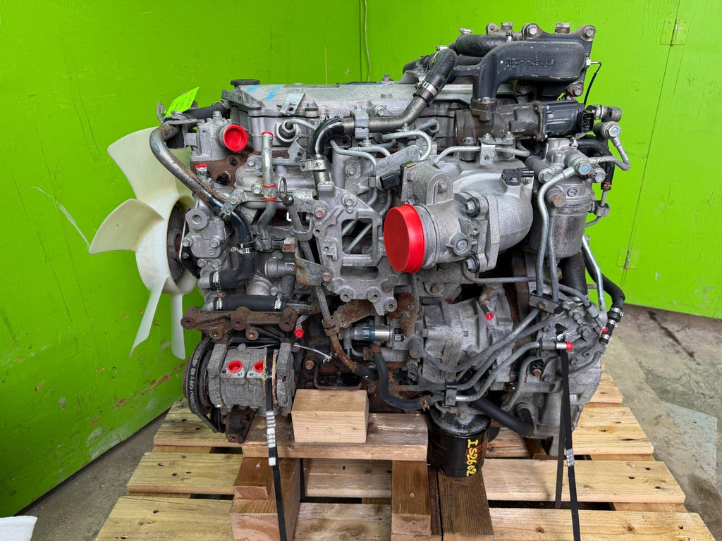 12 ISUZU NRR NPR NQR 5.2 COMPLETE ENGINE MOTOR ASSEMBLY 4HK1TC 130k!!