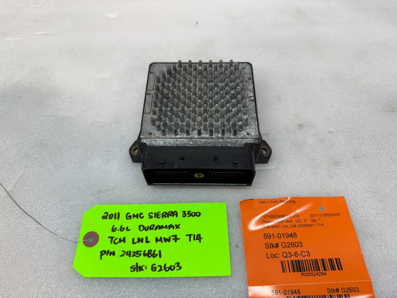 09-15 GMC SIERRA ALLISON T14A TRANSMISSION CONTROL MODULE TCM TCU 24256861