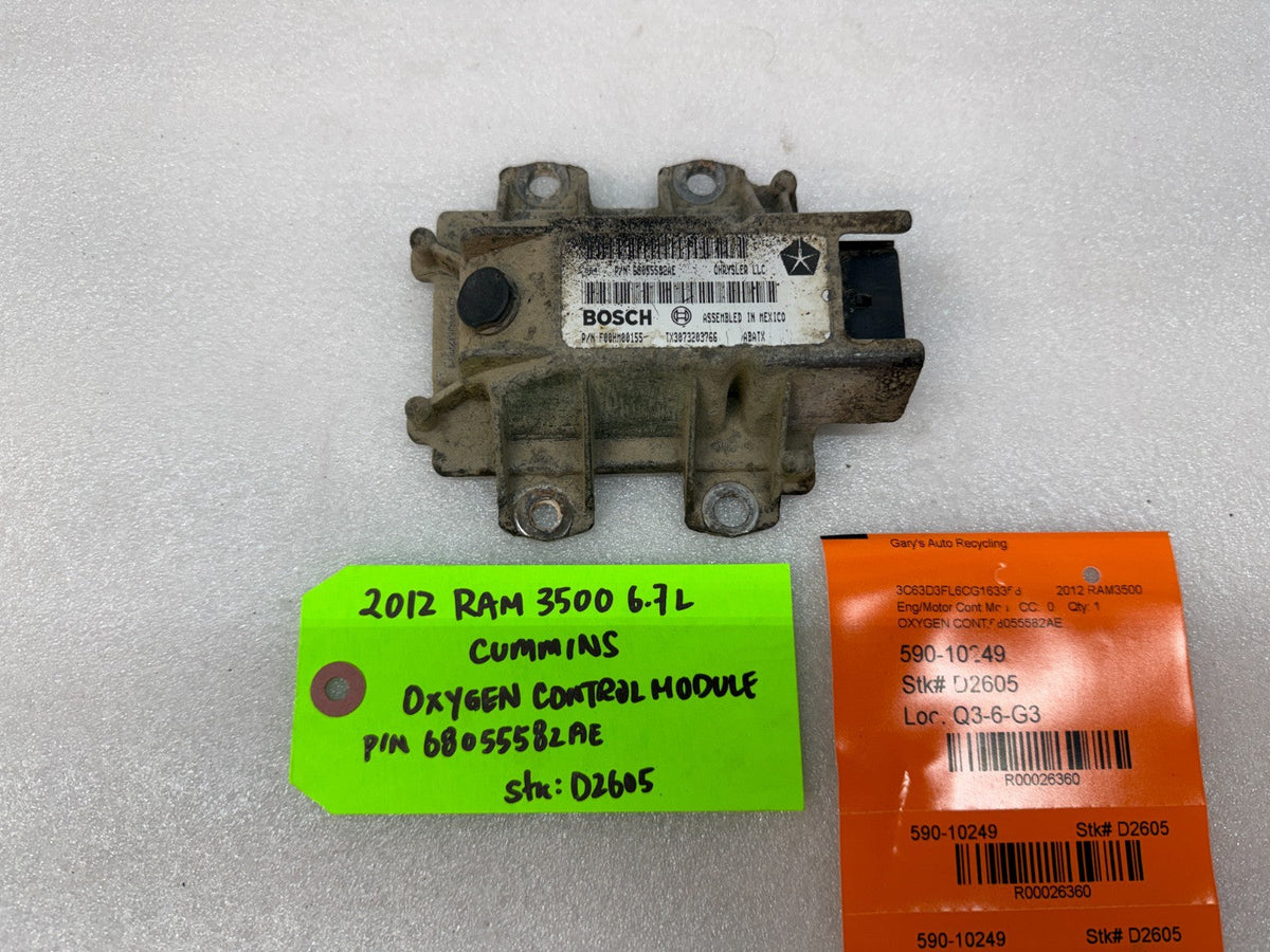 10 11 12 DODGE RAM 2500 3500 6.7 OEM OXYGEN SENSOR CONTROL MODULE 68055582AE