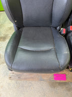 13-18 DODGE RAM 2500 3500 LARAMIE FRONT REAR HEATED VENTED BLACK LEATHER SEATS