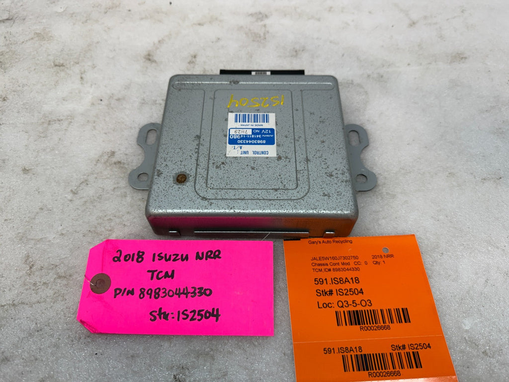 18 ISUZU NRR NPR NQR 5.2 TRANSMISSION CONTROL MODULE TCM TCU 8983044330