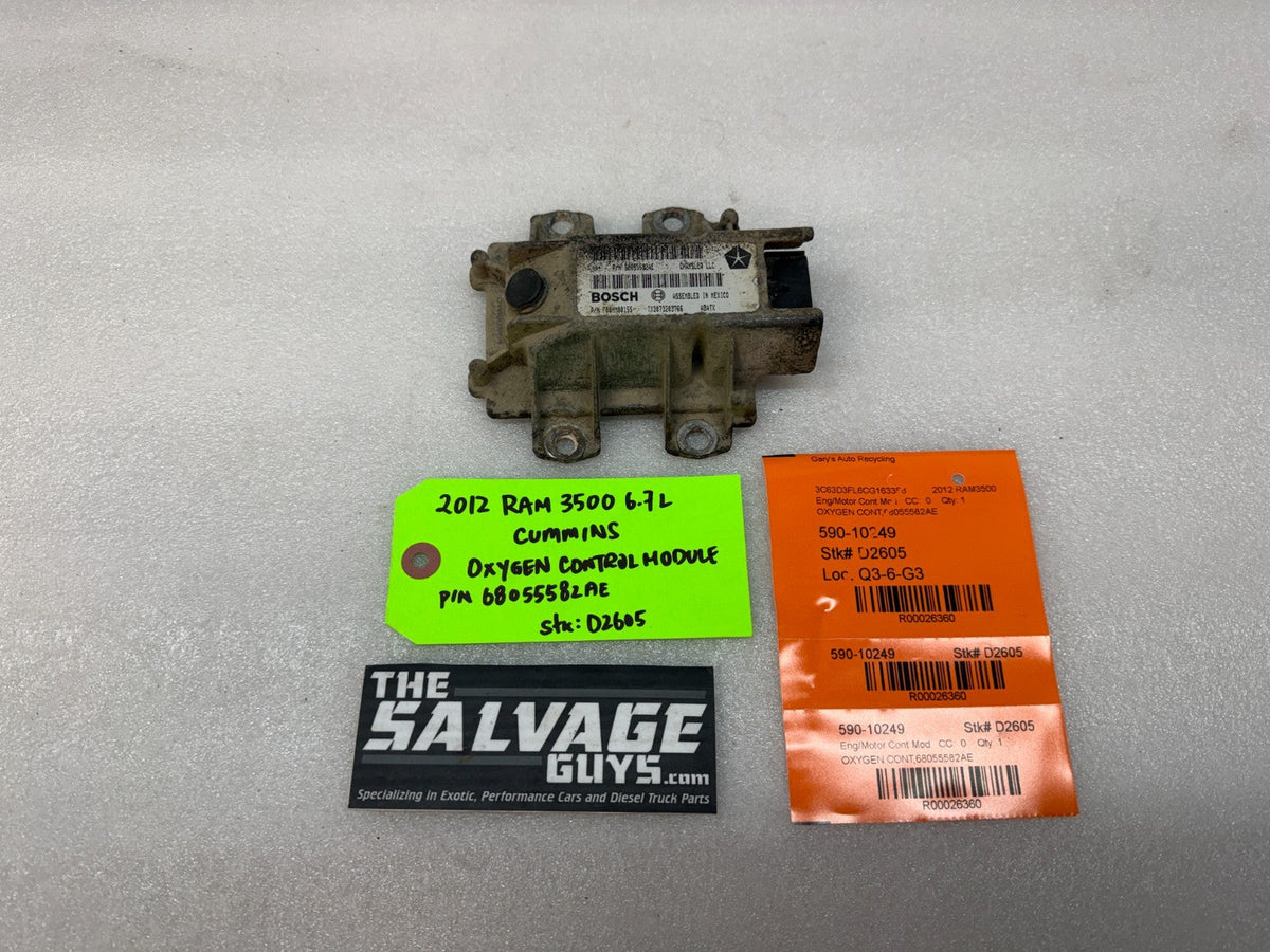 10 11 12 DODGE RAM 2500 3500 6.7 OEM OXYGEN SENSOR CONTROL MODULE 68055582AE