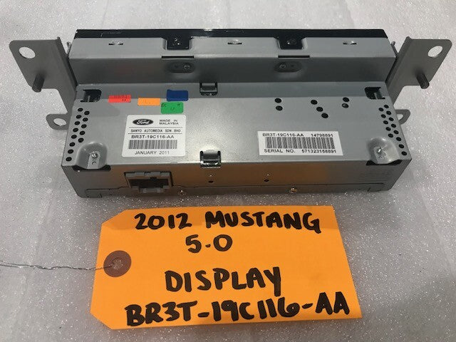 12 FORD MUSTANG 5.0 GT OEM DASH DISPLAY PANEL SCREEN BR3T-19C116-AA 11 12 13 14