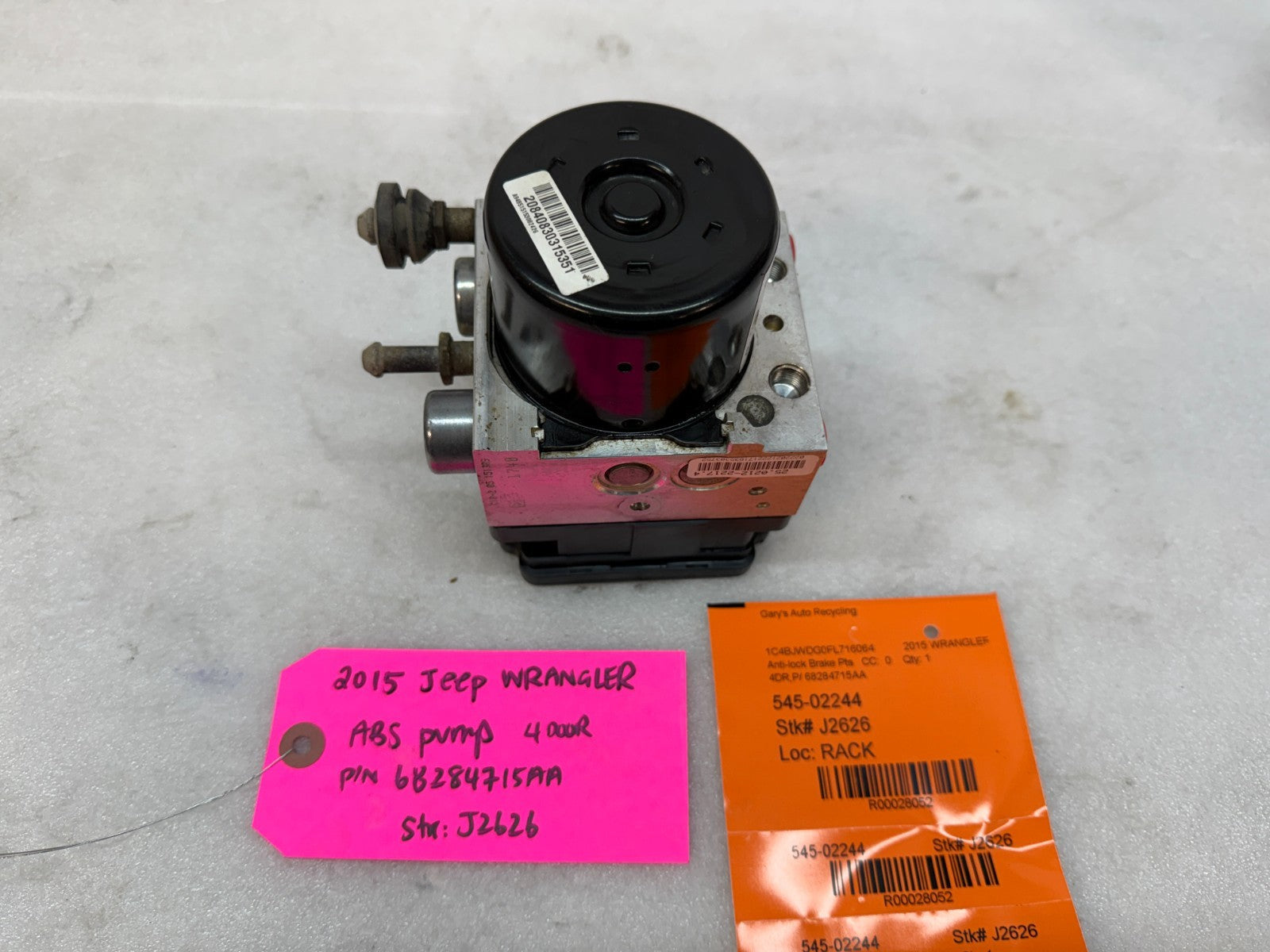 15 16 17 18 JEEP WRANGLER JK JKU OEM ABS ANTI LOCK BRAKE PUMP MODULE P68284715AA