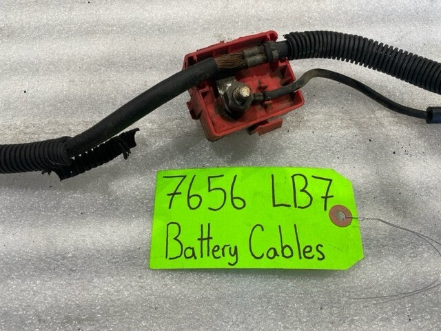 01-04 GMC CHEVROLET SILVERADO 2500HD 3500HD 6.6 LB7 OEM BATTERY CABLES