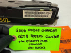 06 07 08 DODGE CHARGER SRT-8 SRT 6.1 OEM METRIC GAUGE CLUSTER P05029975AF