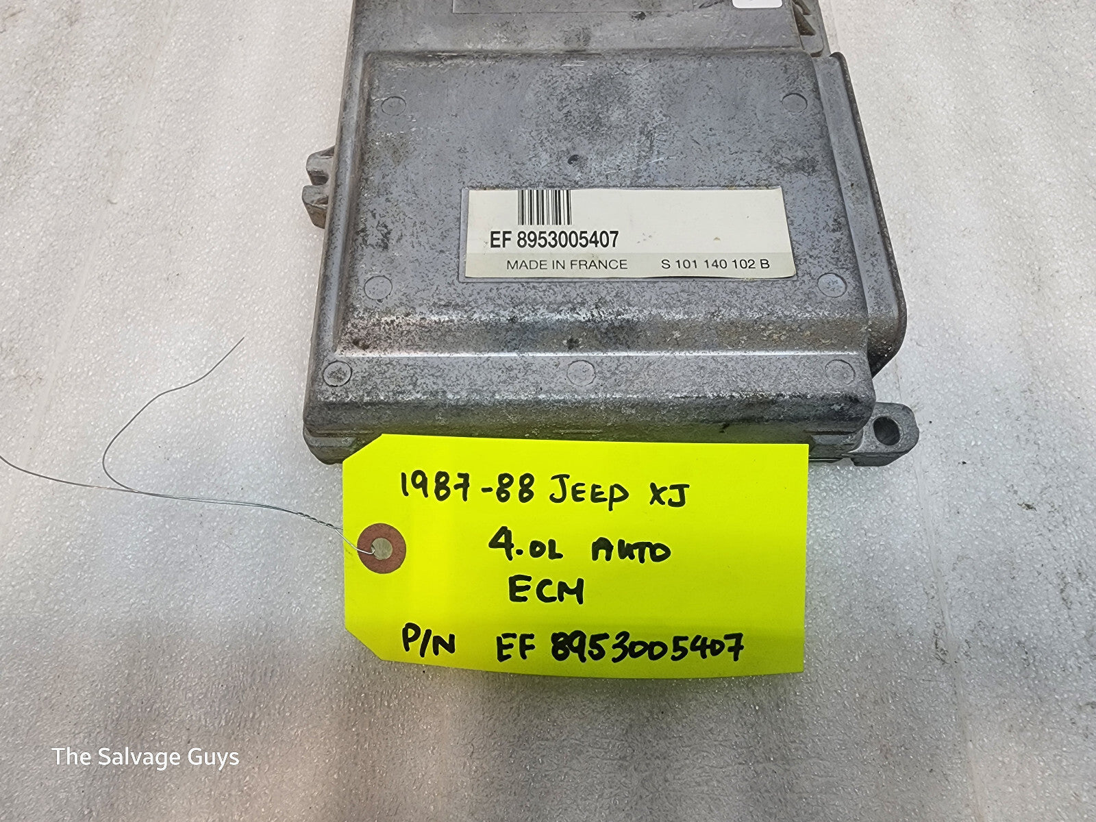 87-90 JEEP CHEROKEE XJ MJ 4.0 AUTOMATIC ENGINE MOTOR ECM ECU EF8953005407