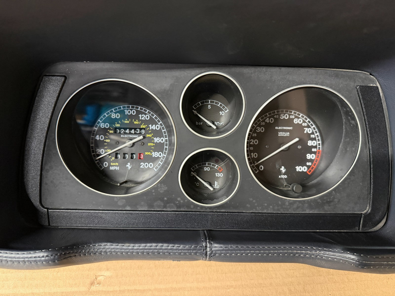95-99 Ferrari 355 F355 GAUGE CLUSTER SPEEDOMETER TACH GAUGES DASH NAVY BLUE