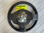 17 FORD MUSTANG GT BLACK LEATHER STEERING WHEEL W CONTROLS  6sp MANUAL 15 16 17