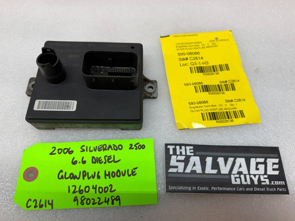 06 07 Chevrolet GMC 2500HD 3500 DURAMAX 6.6 LBZ GPM GLOW PLUG CONTROL MODULE