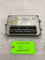 02 JEEP LIBERTY 3.7 AUTOMATIC ENGINE COMPUTER ECM ECU 56041606AH