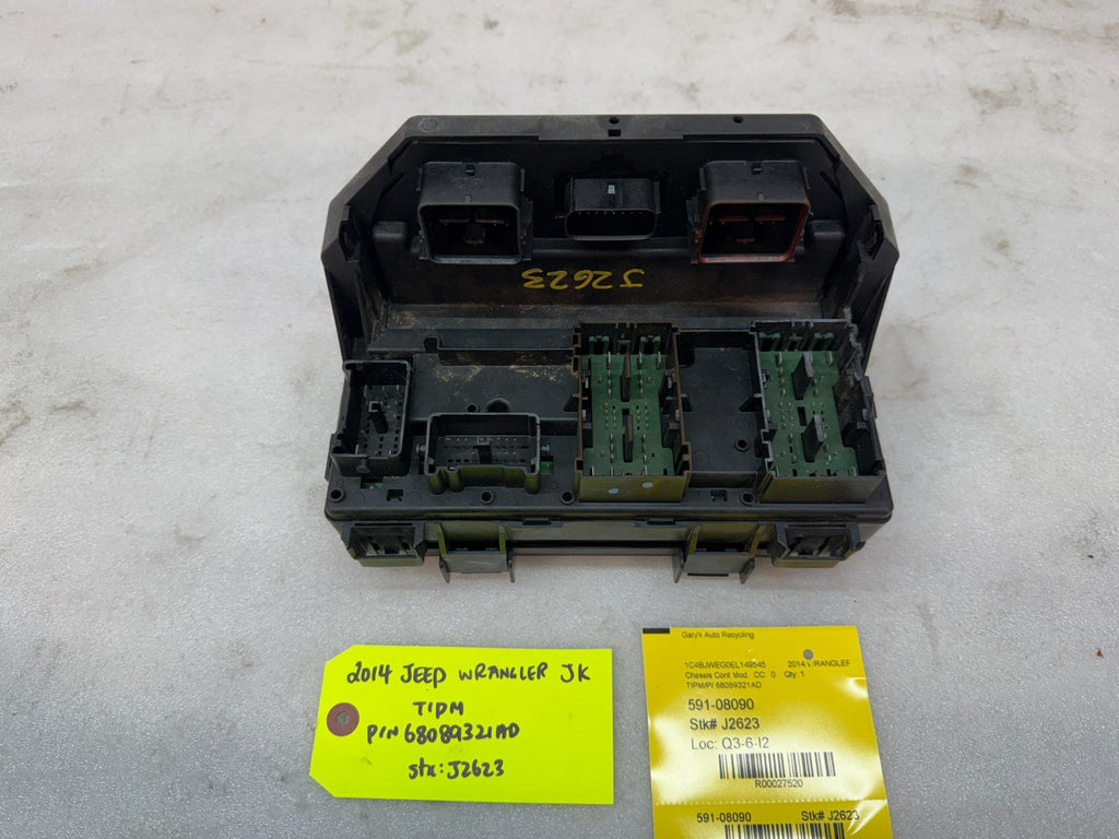14 JEEP WRANGLER JK TIPM INTEGRATED MODULE FUSE BOX 68217404AB