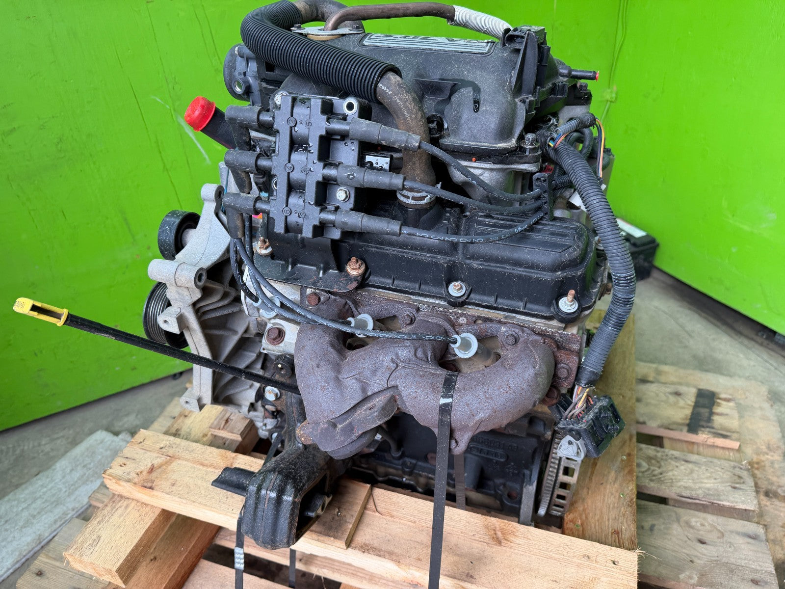 07 JEEP WRANGLER JK 3.8 COMPLETE ENGINE MOTOR ASSEMBLY 07-11