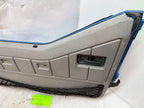 87-95 JEEP WRANGLER YJ OEM BLUE LEFT RIGHT HALF DOORS W DOOR PANELS