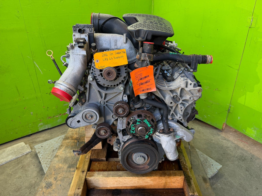 06 07 CHEVROLET GMC 2500 3500 6.6 LBZ DURAMAX DIESEL ENGINE MOTOR NO CORE!!