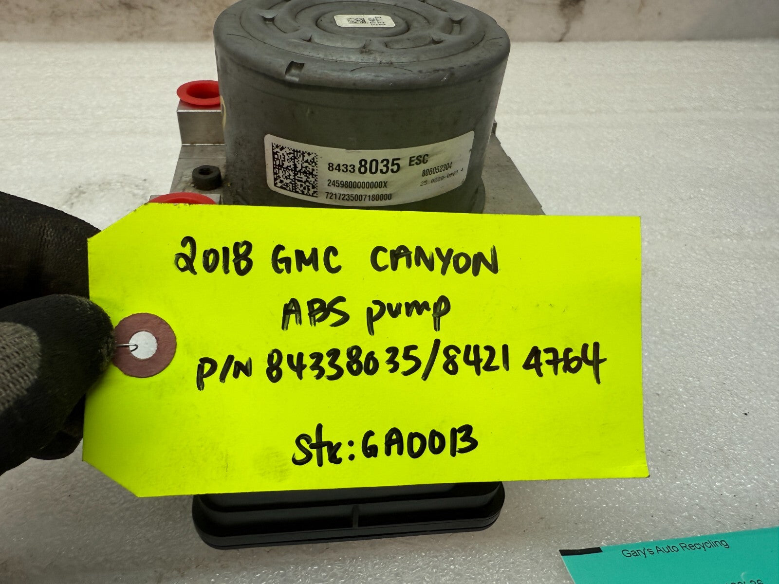 18 GMC CANYON COLORADO OEM ABS ANTI LOCK BRAKE PUMP MODULE 84338035 17-22