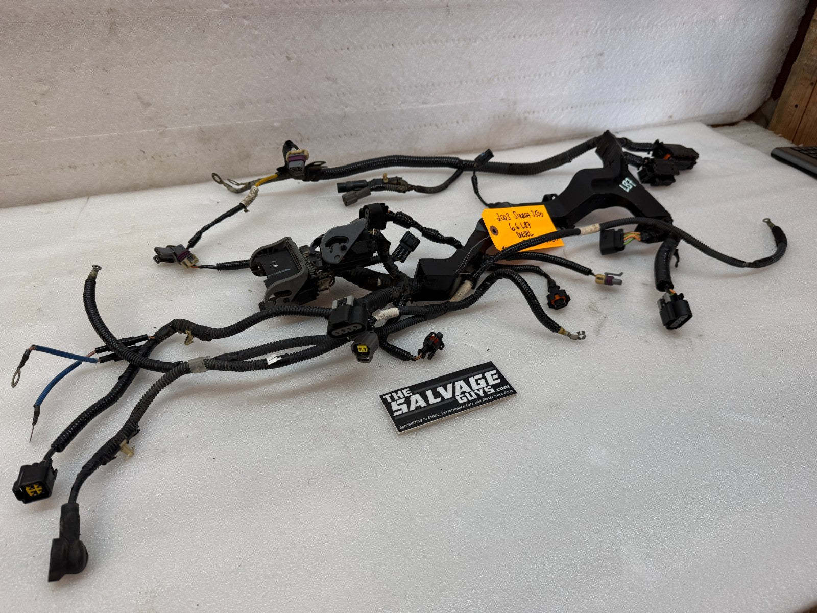03 04 Chevrolet GMC 2500 3500 DURAMAX LB7 6.6 ON ENGINE WIRING HARNESS LOOM