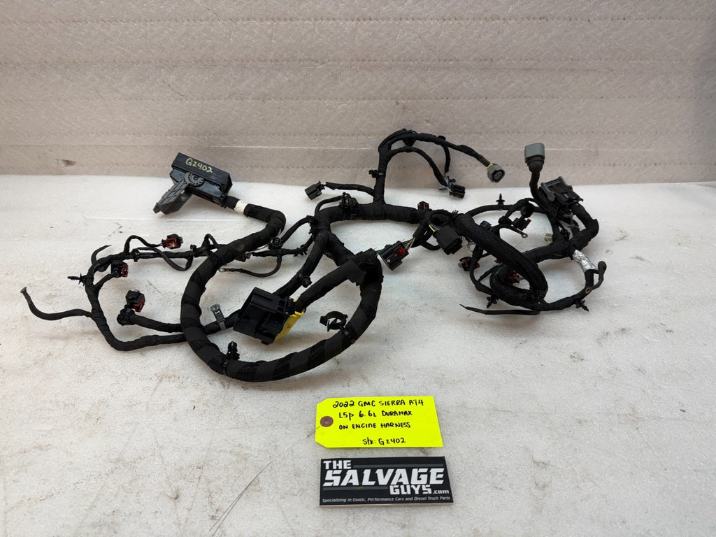 20-24 GMC CHEVROLET 3500HD DURAMAX 6.6 L5P ON ENGINE WIRING HARNESS