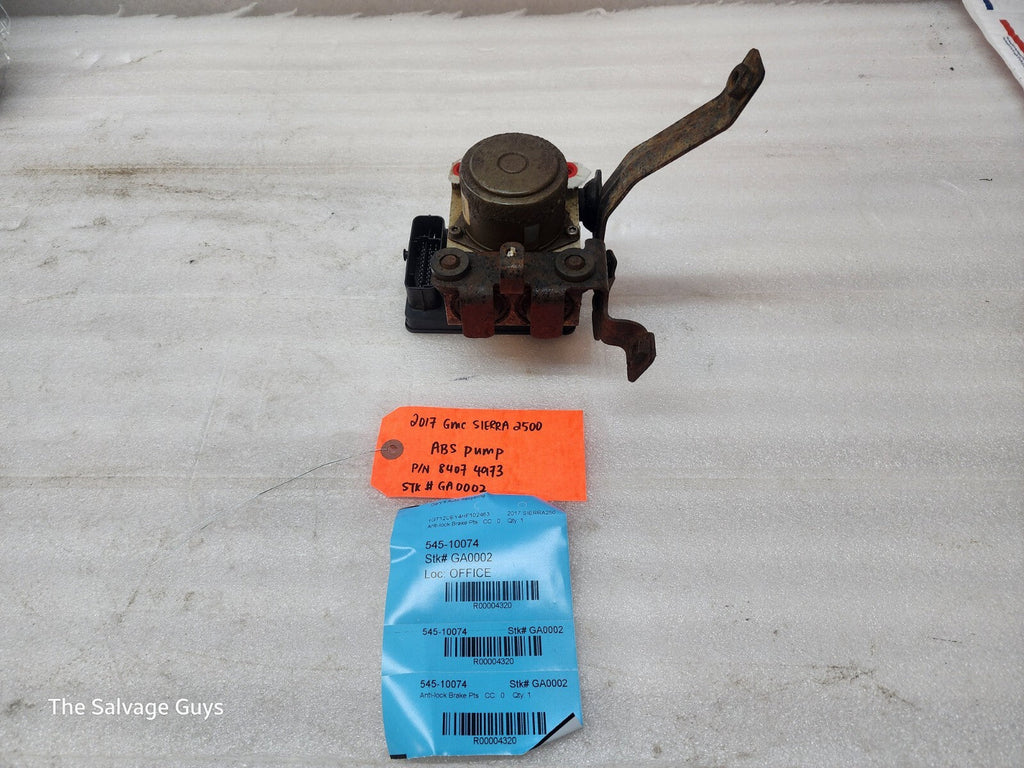 14-19 GMC SIERRA 2500HD 3500HD ABS ANTI LOCK BRAKE MODULE 84074973