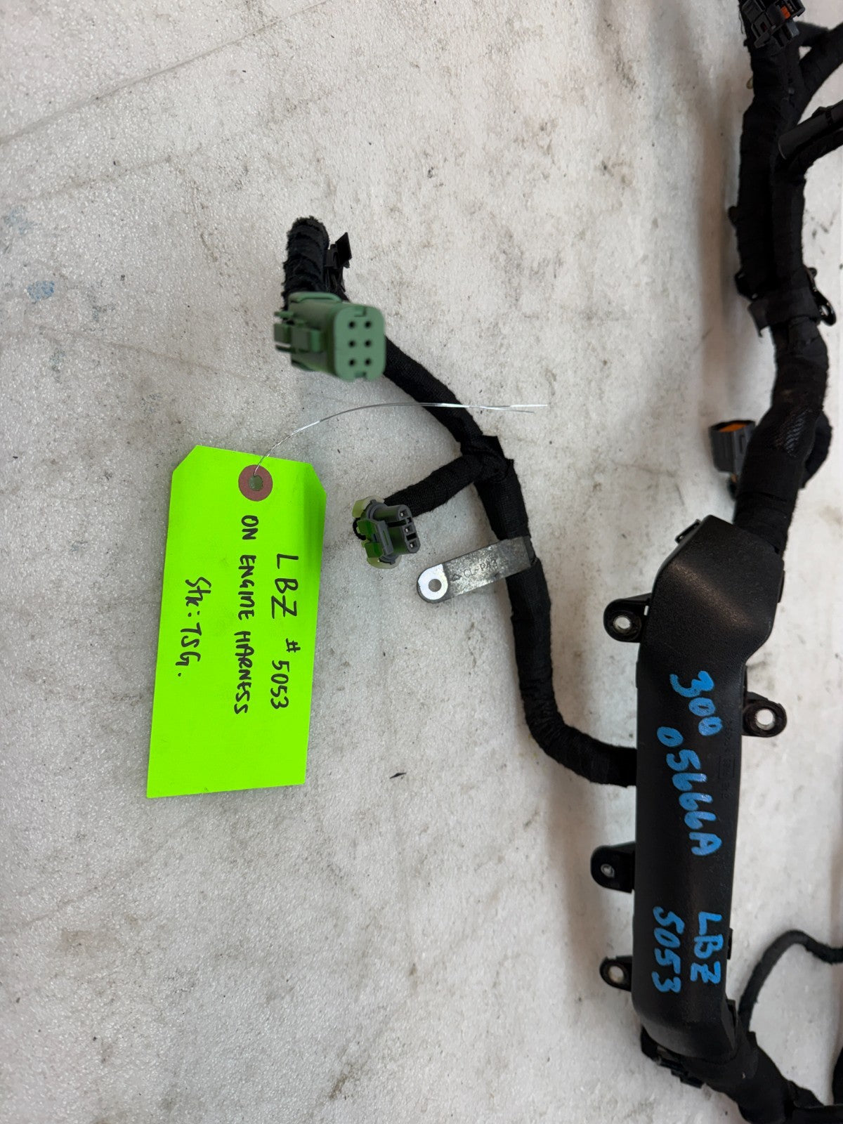 06 07 GMC CHEVROLET 2500HD DURAMAX 6.6 LBZ ENGINE MOTOR WIRING HARNESS LOOM