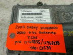 04 Chevrolet GMC SILVERADO 6.6 TCM TCU TRANSMISSION COMPUTER ALLISON 29537441