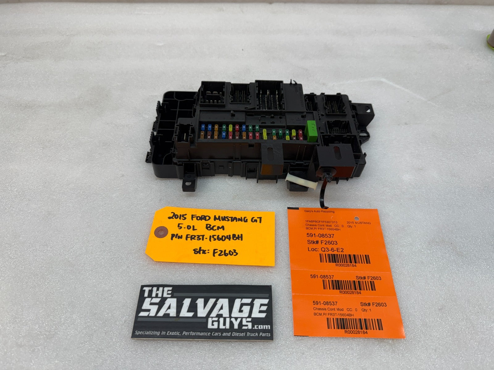 15-17 FORD MUSTANG 5.0 S550 BCM BODY CONTROL MODULE FR3T-15604BH