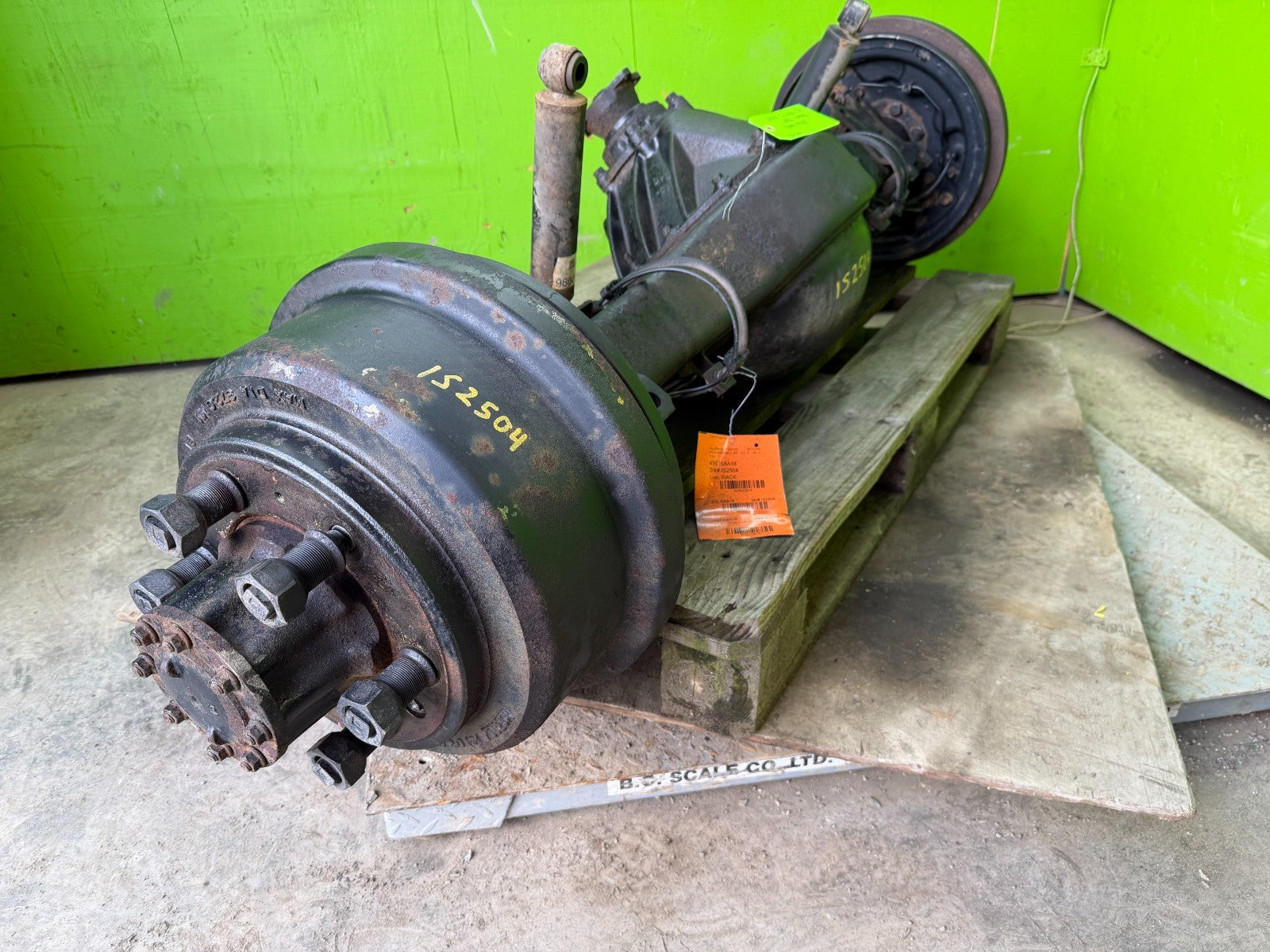 19 ISUZU NRR NQR 5.2 REAR DIFFERENTIAL DIFF AXLE ASSEMBLY 68K