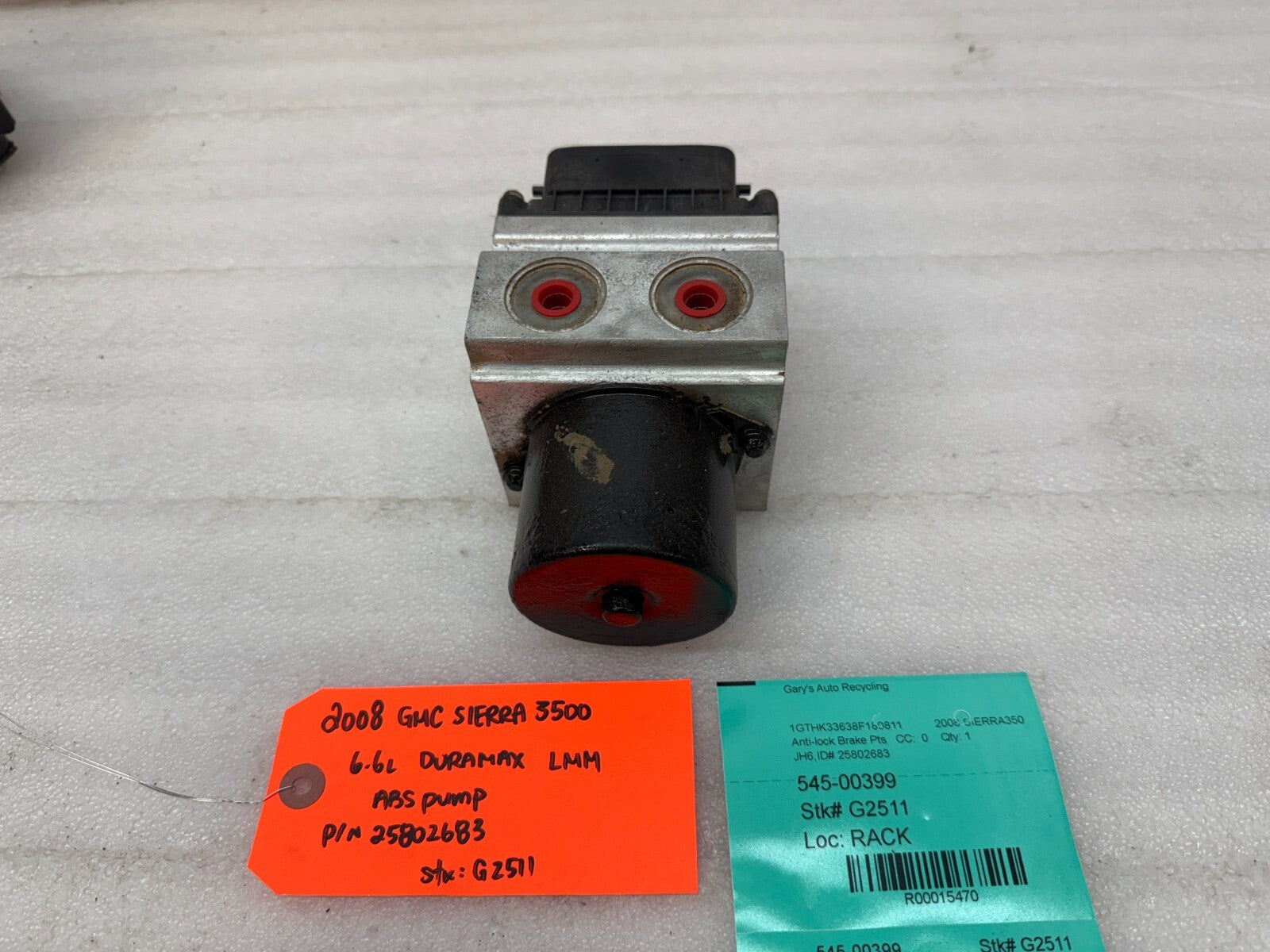 07-10 Chevrolet GMC 2500HD 3500 SIERRA ABS ANTI LOCK BRAKE PUMP 25802683