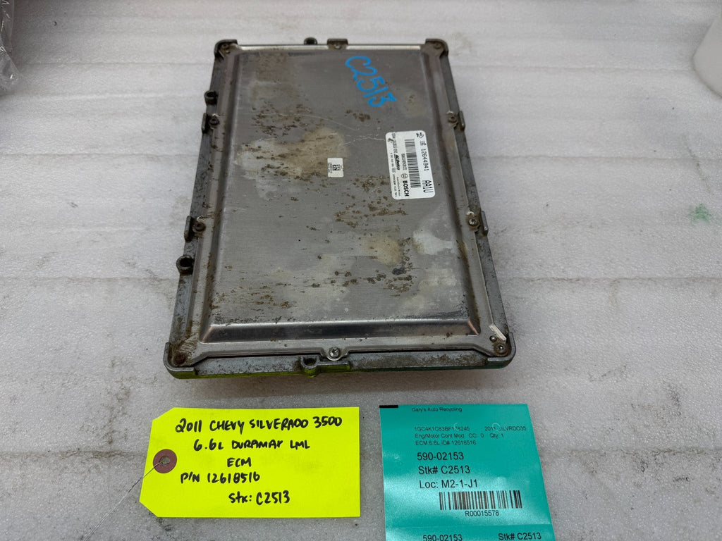 11-14 Chevrolet GMC 2500HD DURAMAX 6.6 LML OEM ENGINE COMPUTER ECU ECM 12618516