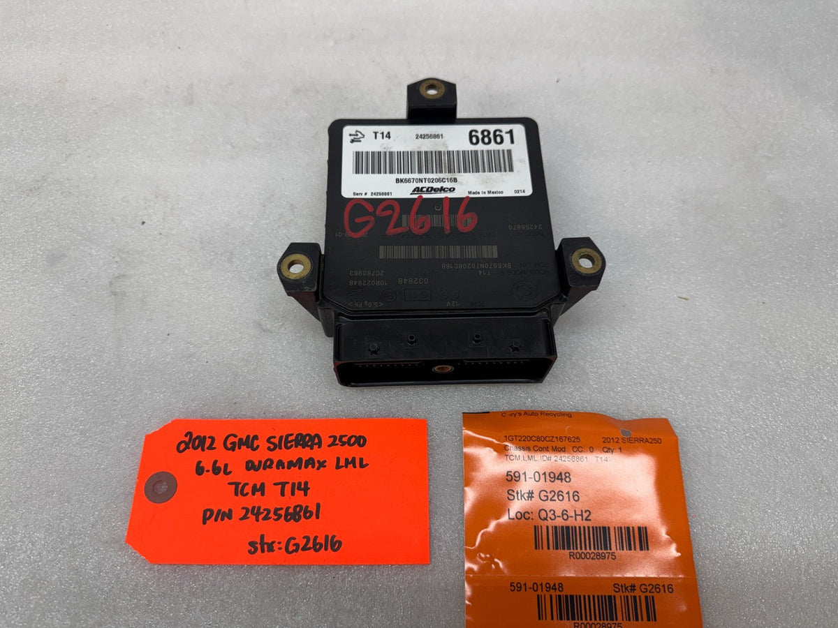 09-15 GMC SIERRA ALLISON T14 TRANSMISSION CONTROL MODULE TCM TCU 24256861