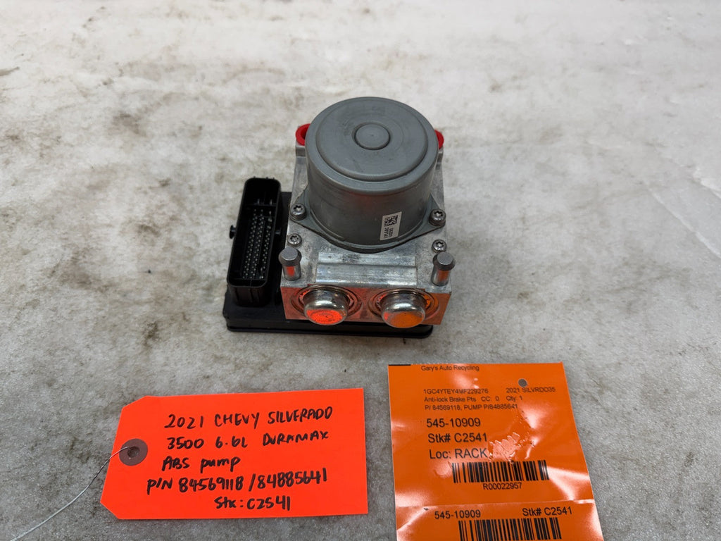 21 CHEVROLET GMC SIERRA SILVERADO 3500 2500 ABS ANTI LOCK BRAKE PUMP 84569118
