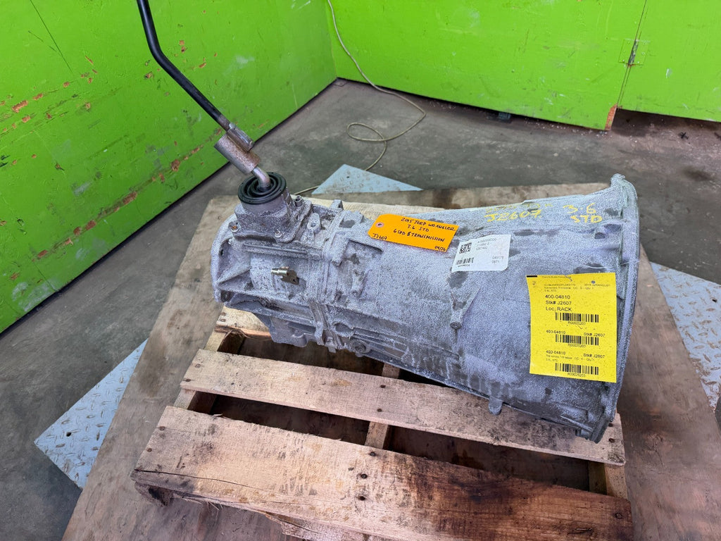 12-18 JEEP WRANGLER JK 6 SPEED NSG370 MANUAL TRANSMISSION P05106122AD