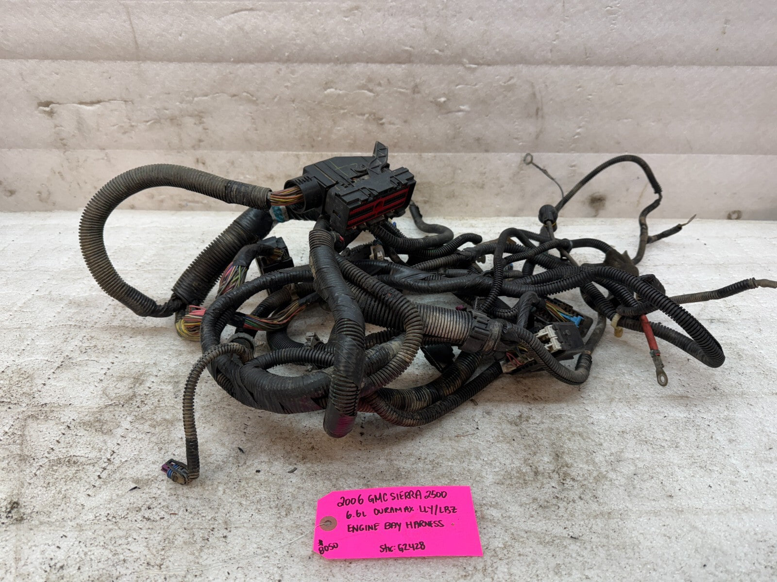 06 GMC CHEVROLET 2500HD DURAMAX 6.6 LLY LBZ ENGINE BAY MOTOR WIRING HARNESS LOOM
