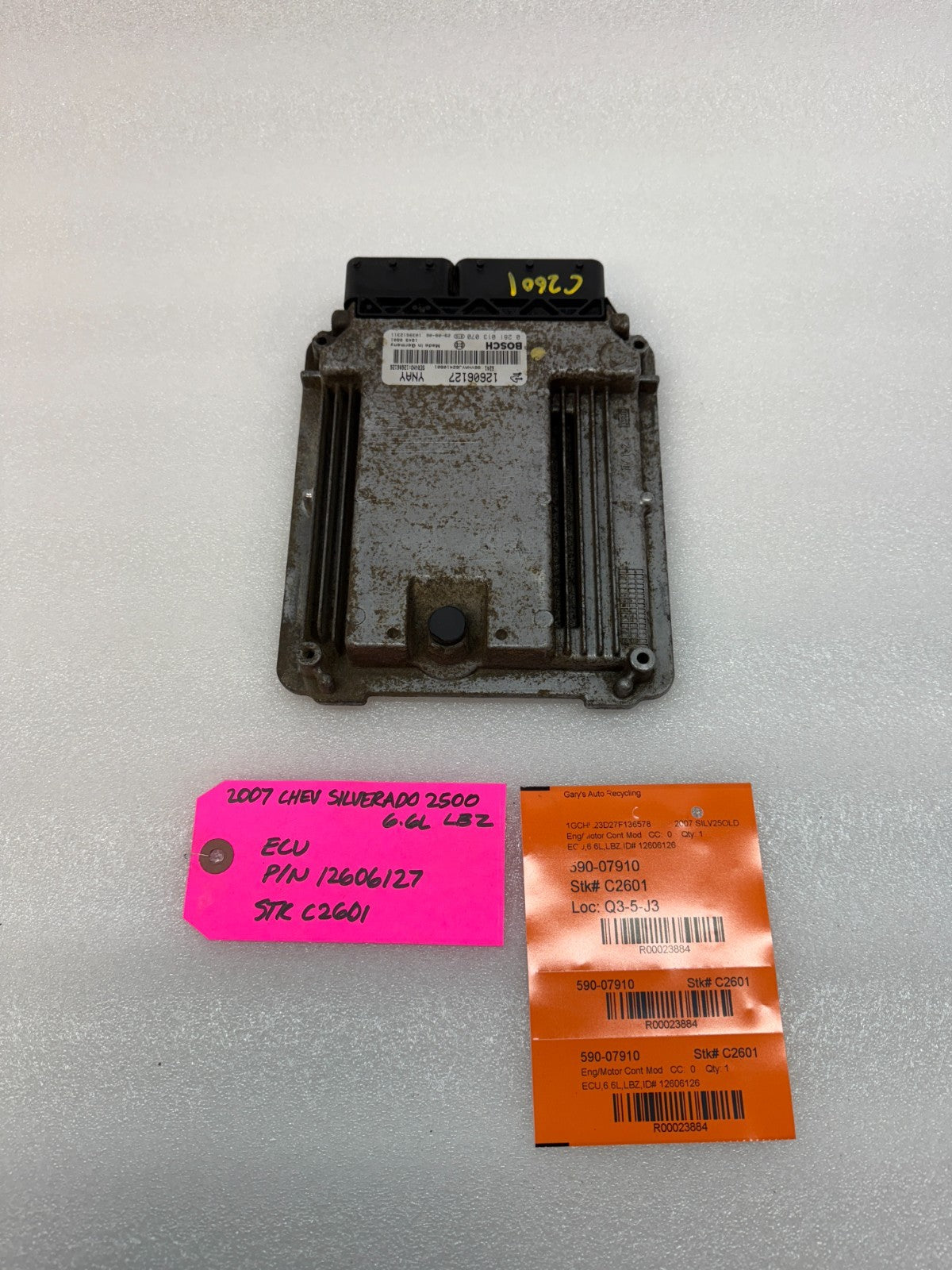 06 07 Chevrolet GMC 2500HD DURAMAX 6.6 LBZ ECM ECU ENGINE COMPUTER 12606127