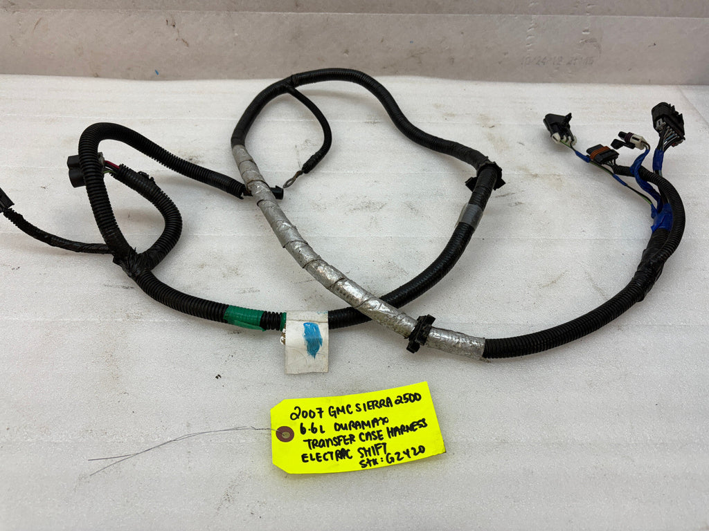 06 07 Chevrolet GMC 3500HD DURAMAX ELECTRIC SHIFT TRANSFER CASE WIRING HARNESS