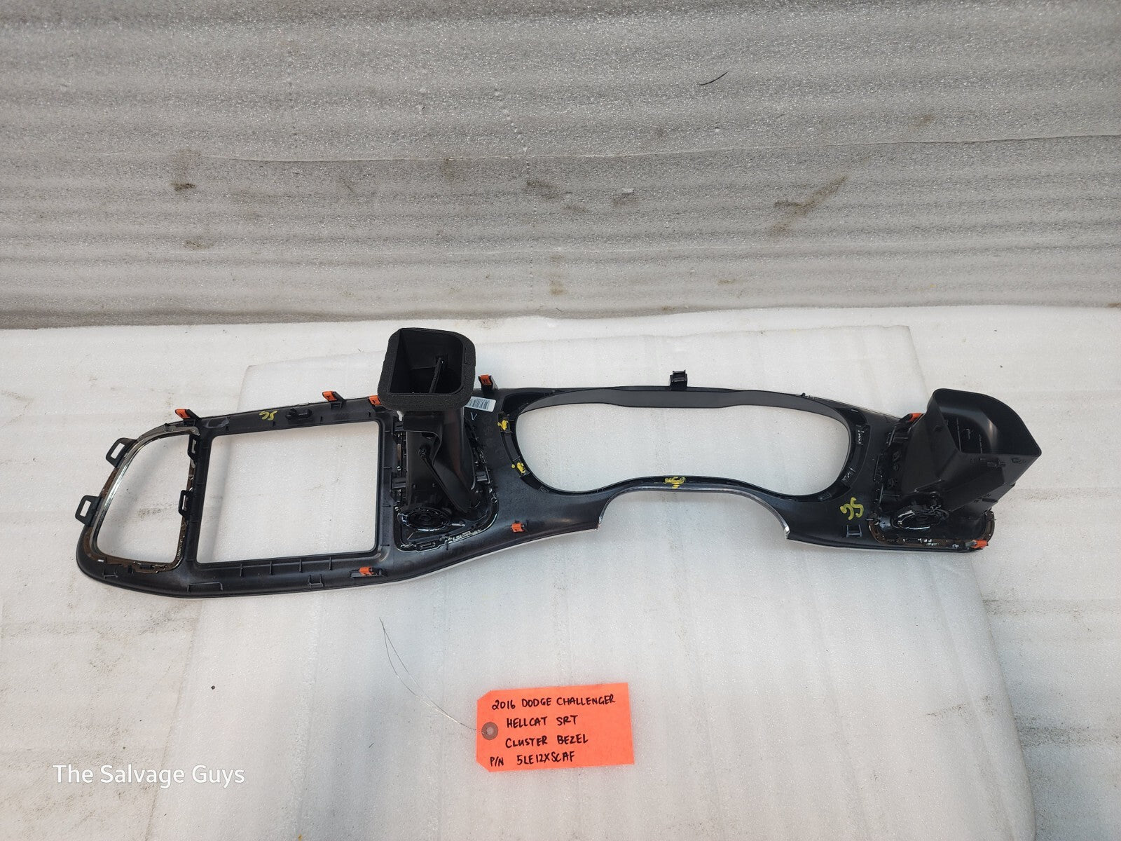 16 DODGE CHALLENGER HELLCAT SRT GAUGE CLUSTER TRIM BEZEL 15-23 2K!!!