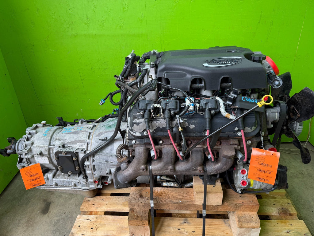 01-03 CHEVROLET GMC 8.1 VORTEC ALLISON 2WD ENGINE TRANSMISSION COMPLETE SWAP
